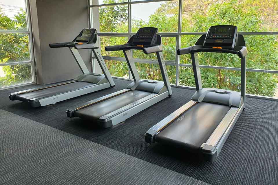 treadmill in gym